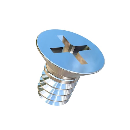 Allied Titanium #6-32 x 1/4 in Phillips Flat Machine Screw, Plain Titanium 0106551